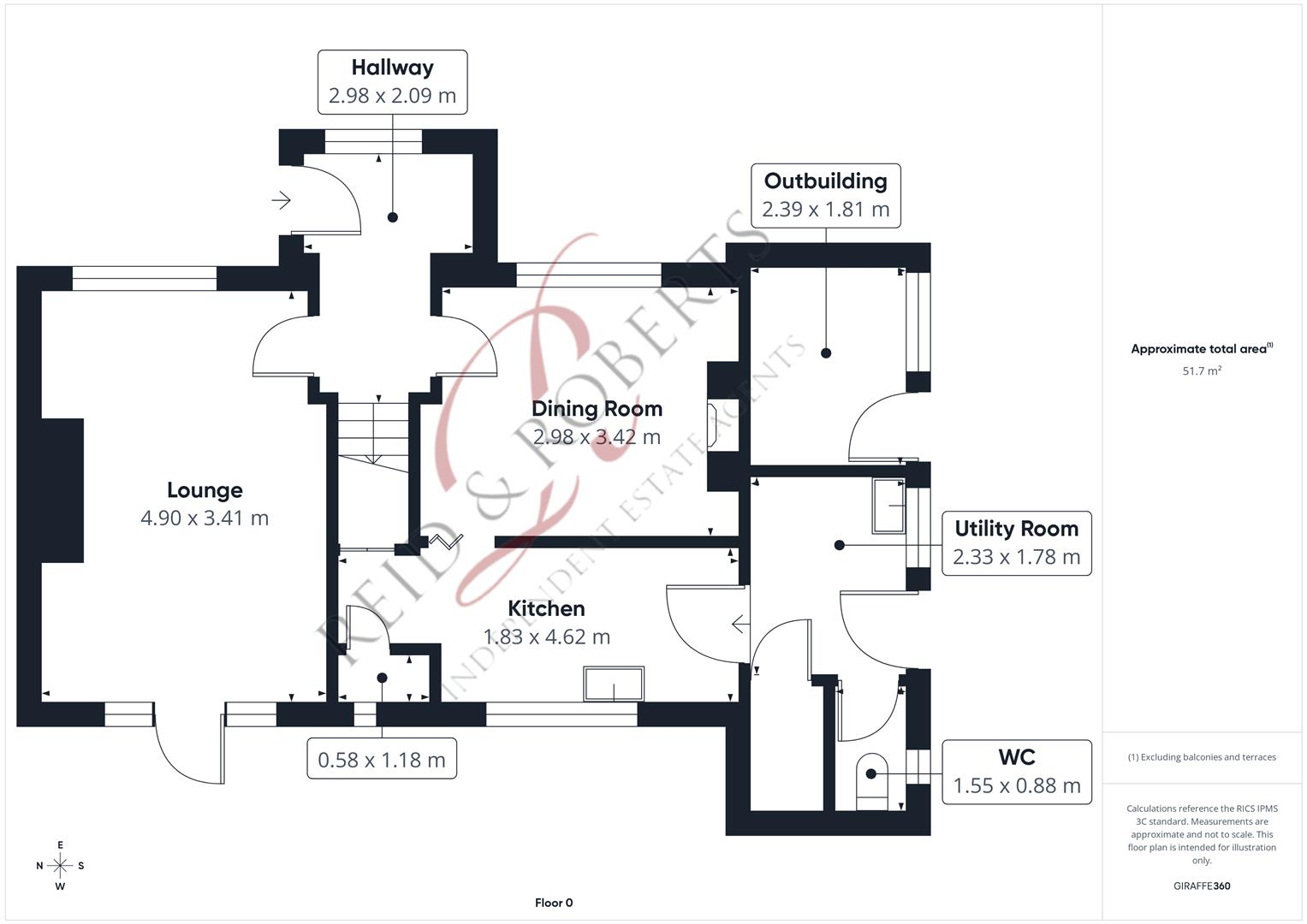 East View, Bryn Lane, New Brighton, Mold floorplan