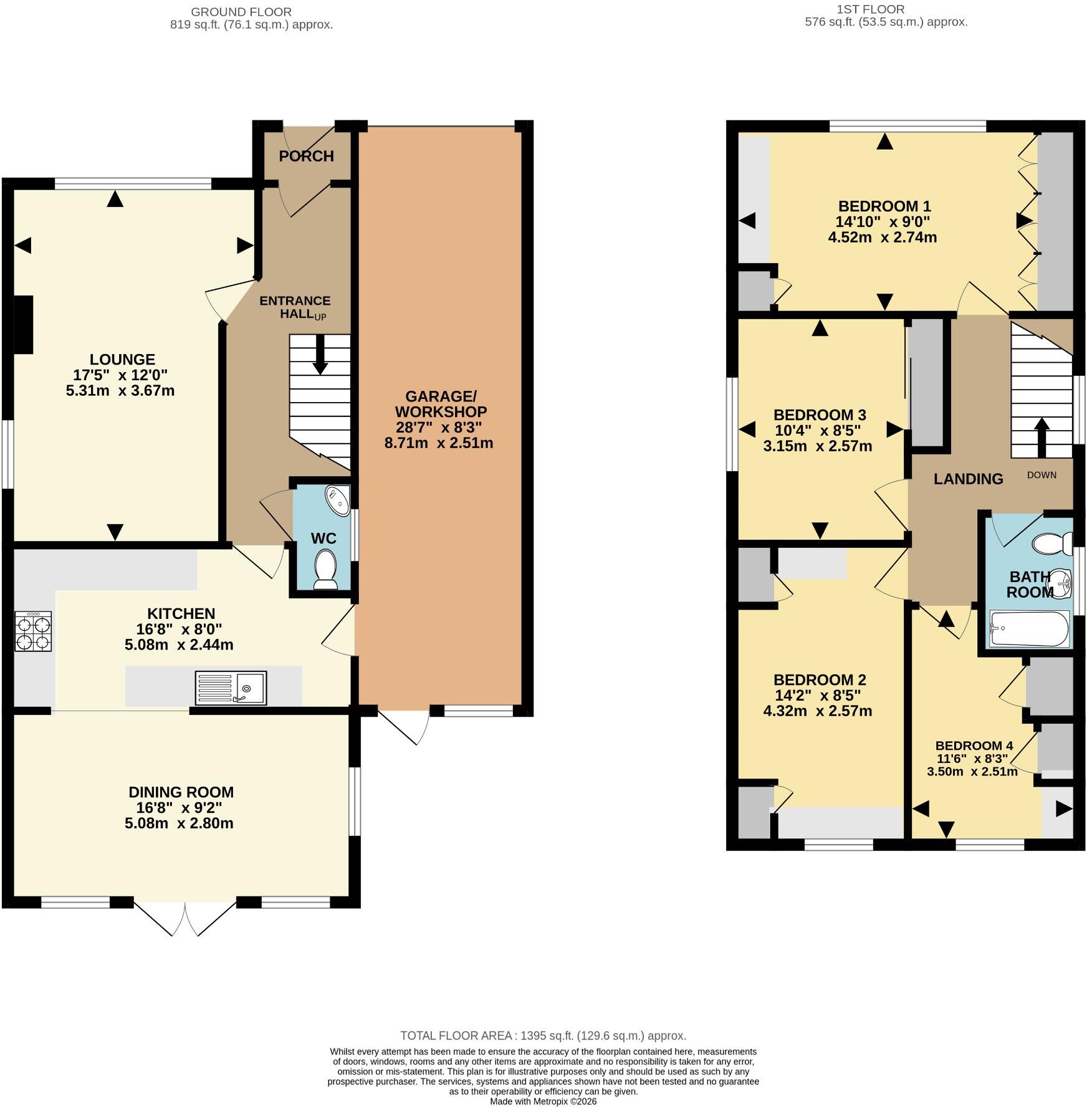 New Road, Clanfield floorplan