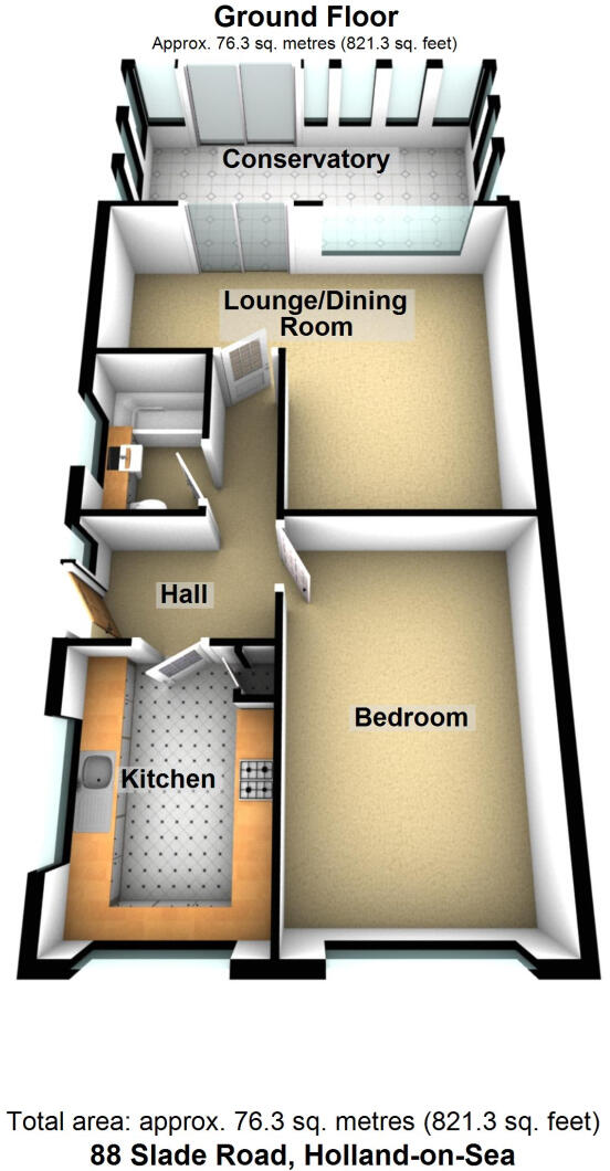 Slade Road, Holland on Sea, CO15 floorplan
