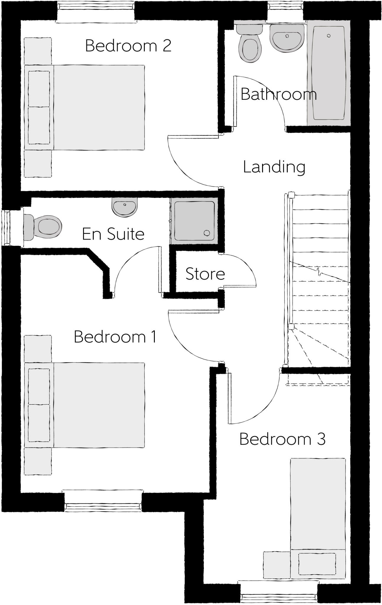 Millcraig Terrace, Winchburgh, 
EH52 6GL floorplan