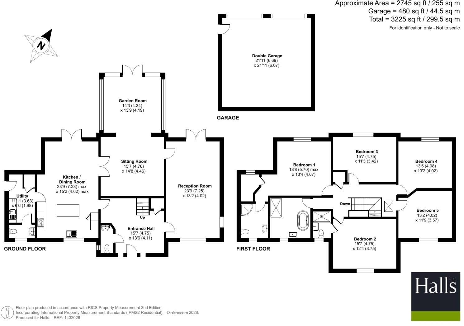 Cae Garreg, Trefeglwys, Caersws floorplan