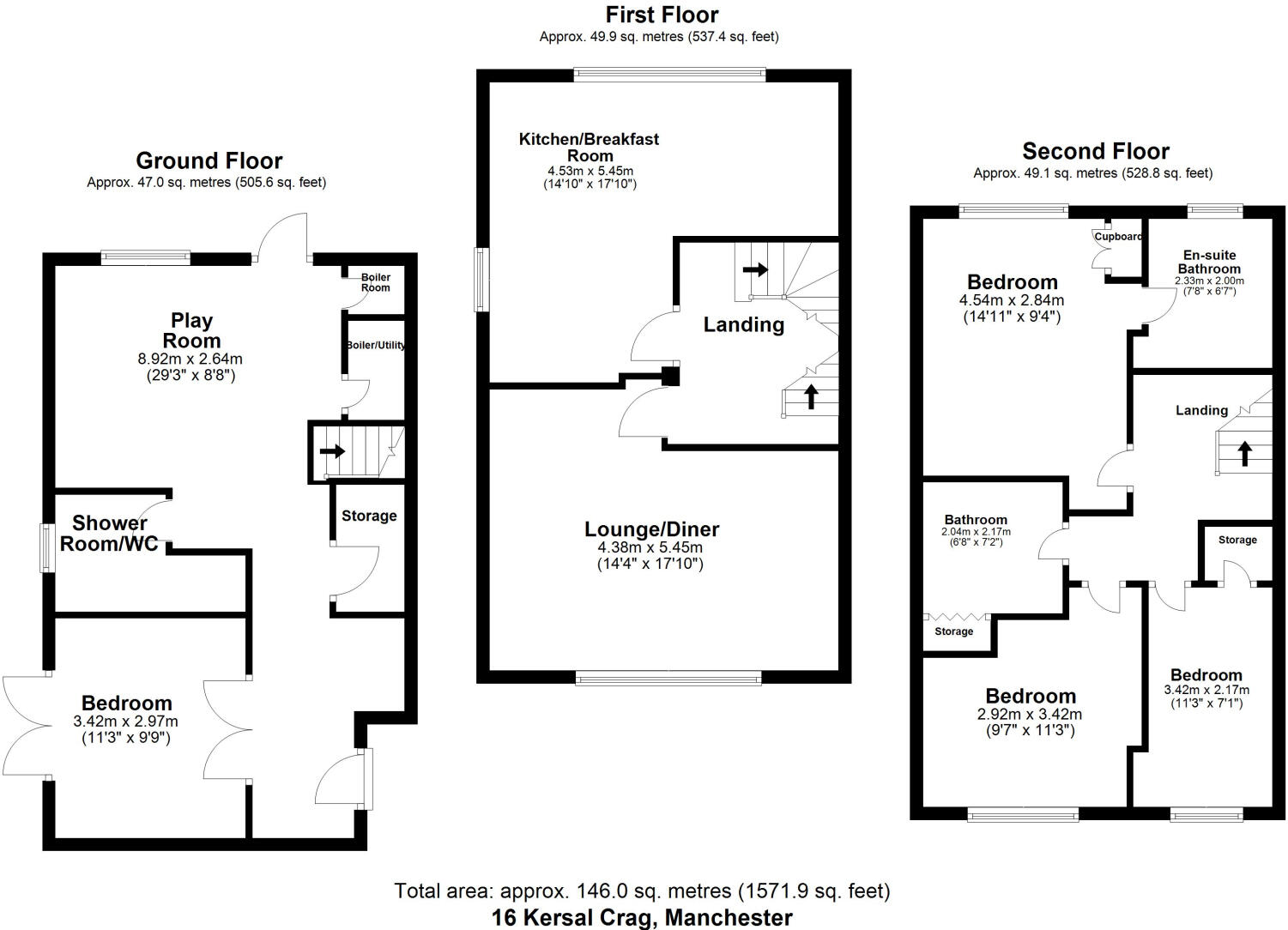 Kersal Crag, Salford, M7 4SL floorplan