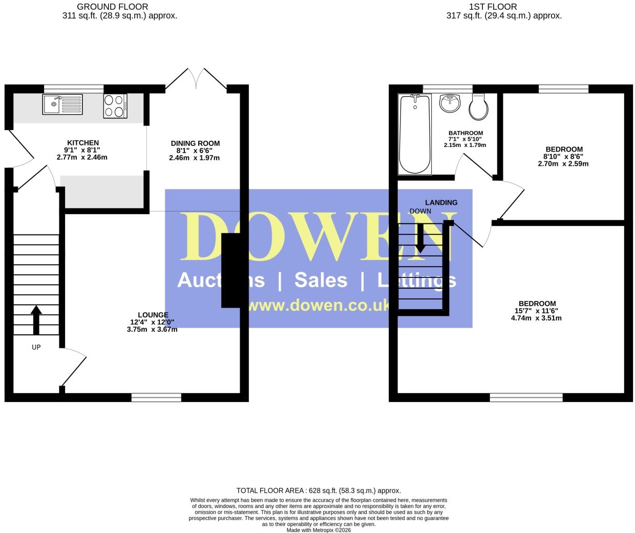 Fair View, Esh Winning, Durham, County Durham, DH7 floorplan