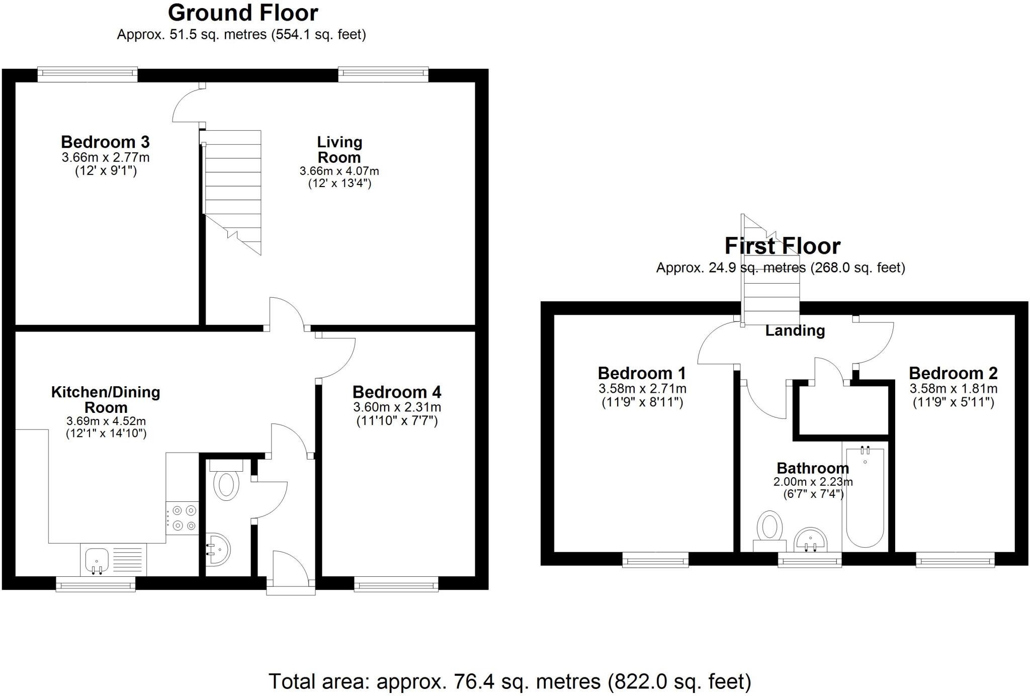 Crispin Road, Bradville, Milton Keynes floorplan