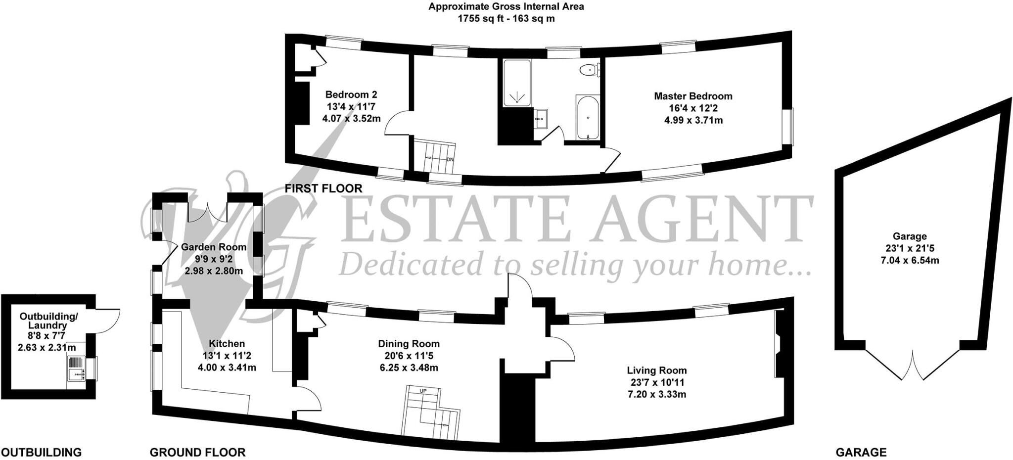 Ryeworth, Upper Wood Nook, Long Lane, Norland HX6 3RY floorplan