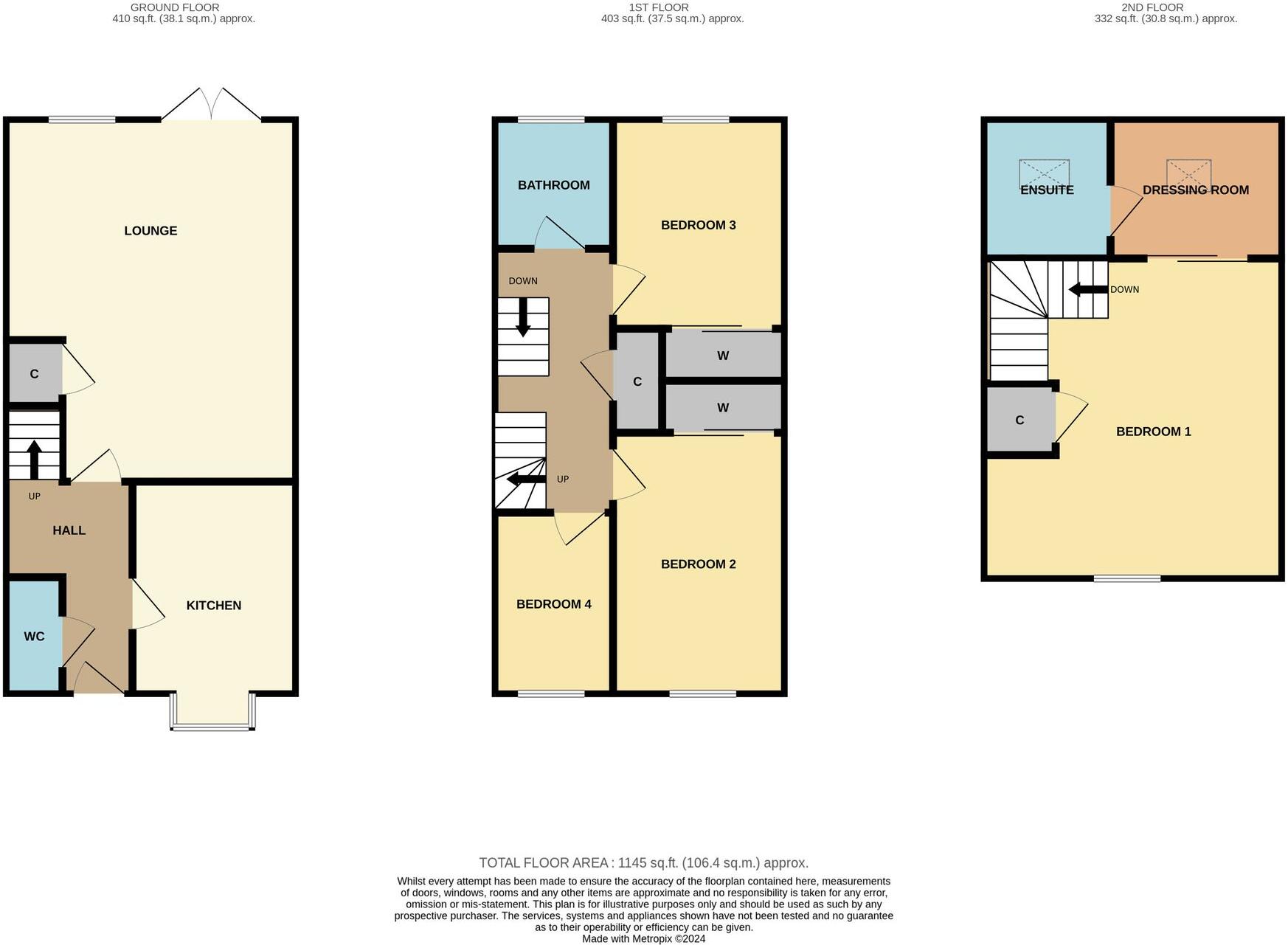 Chadwick Walk, Stockton-On-Tees, TS19 floorplan