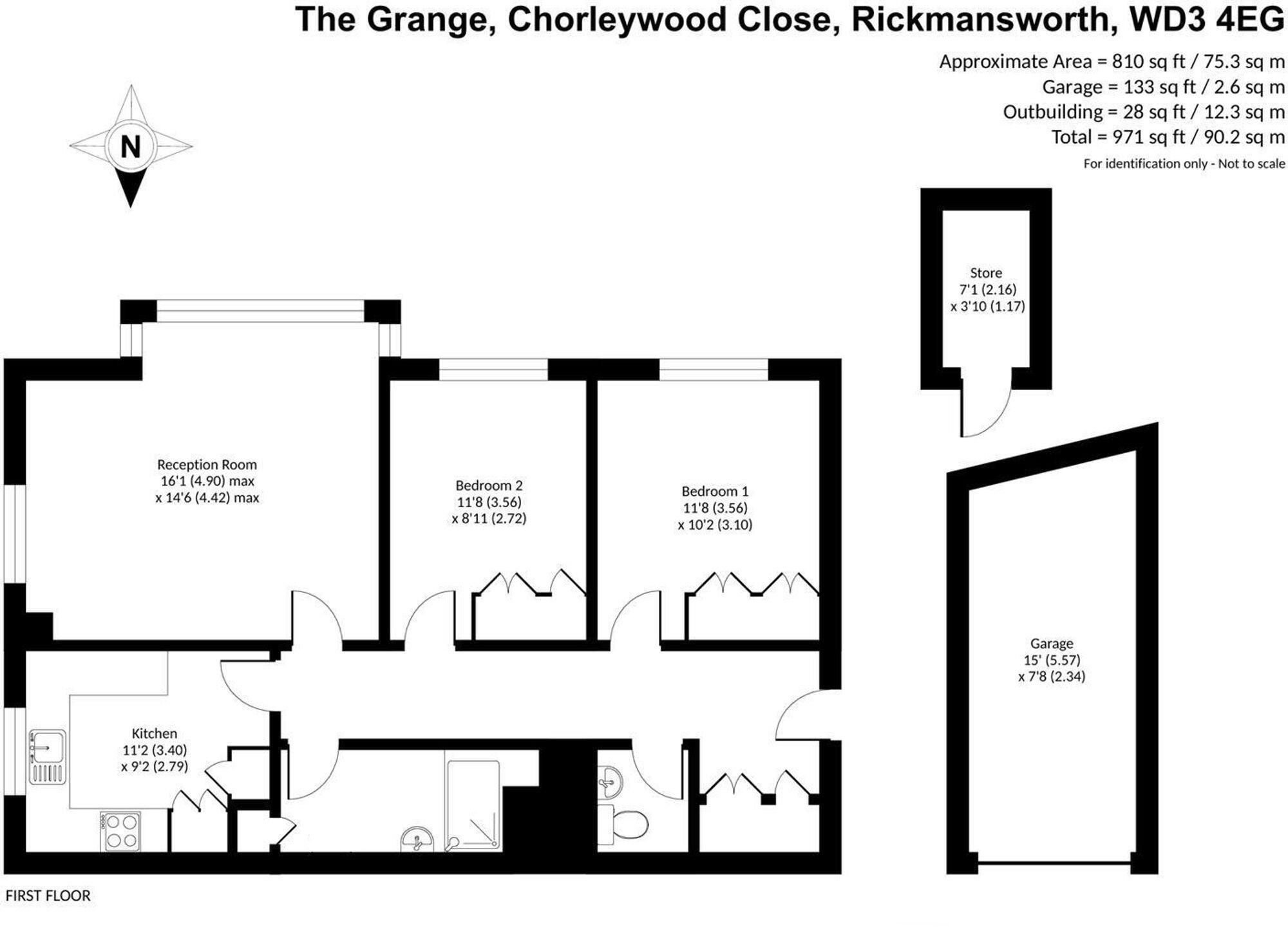 Chorleywood Close, Rickmansworth, WD3 floorplan