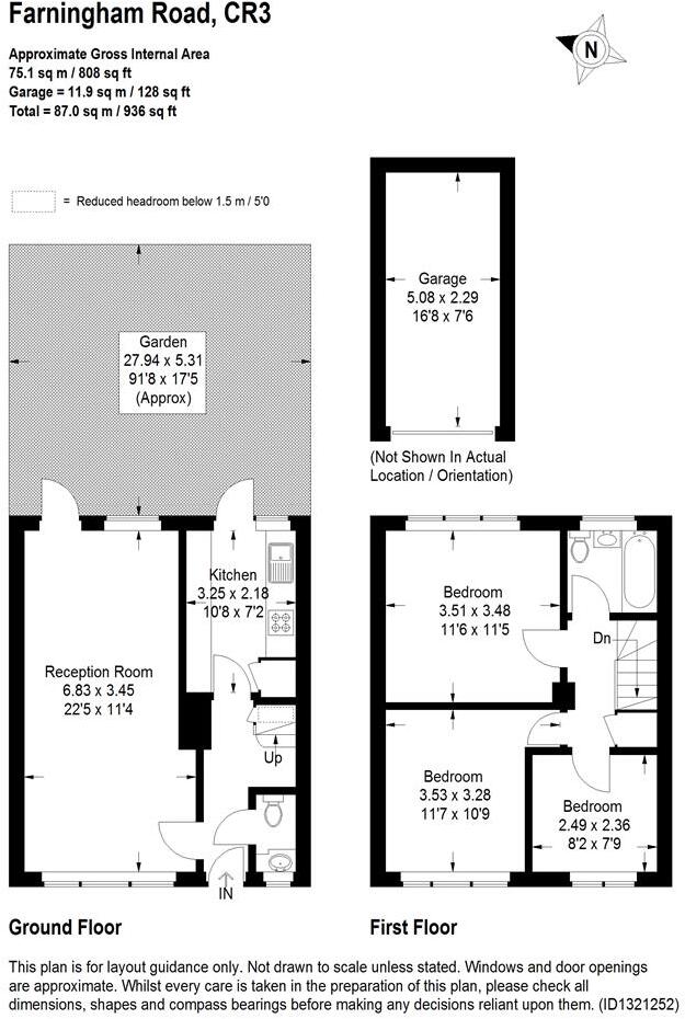 Farningham Road, Caterham floorplan