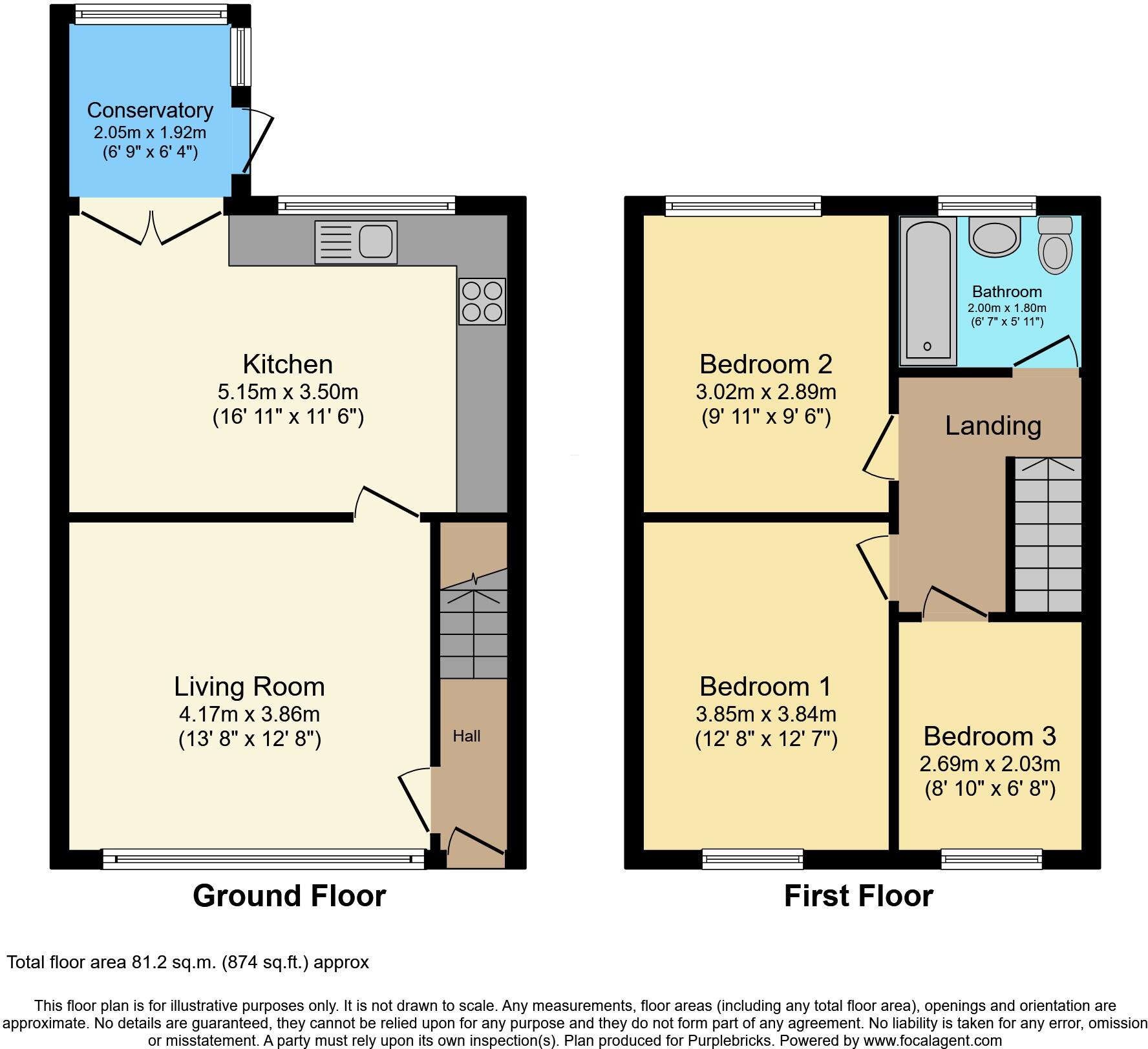 Andrew Close, Halifax, HX3 floorplan