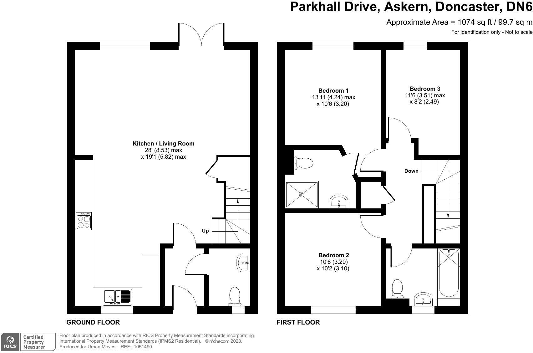 Parkhall Drive, Askern, Doncaster, DN6 floorplan