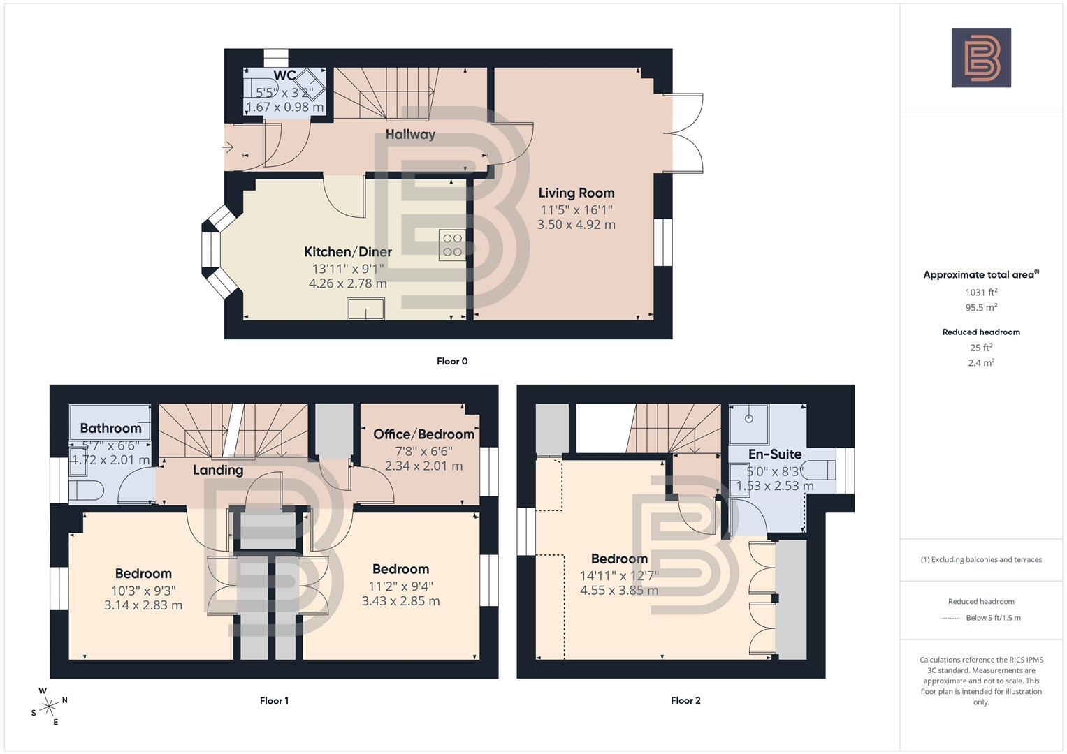 Stonechat Road, Coton Park, Rugby floorplan