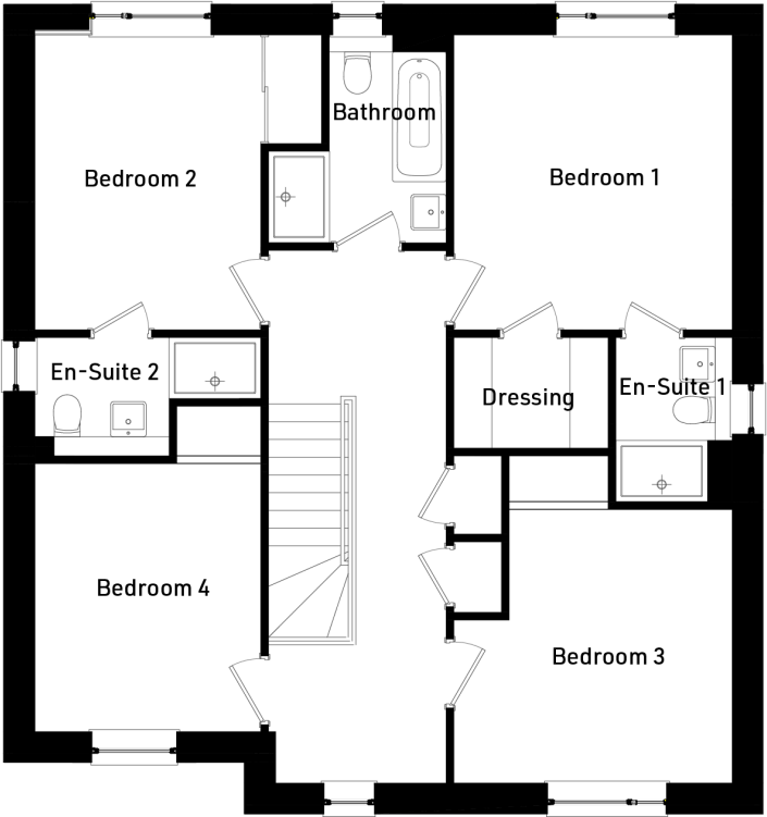 Plot 181,
53 Maitland Street,
Haddington, 
East Lothian,
EH41 3FY floorplan