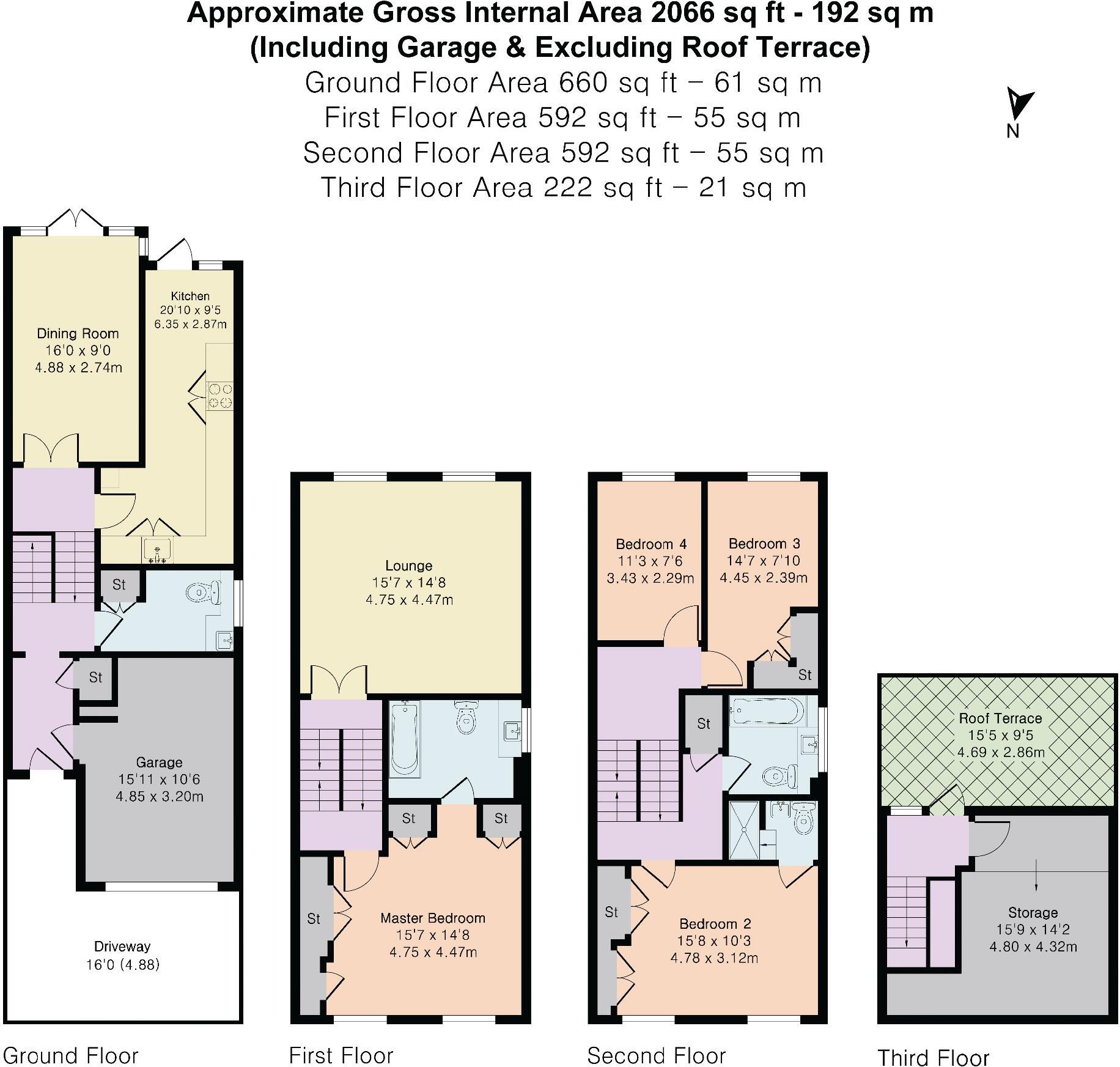 Harrow Fields Gardens, Harrow on the Hill floorplan