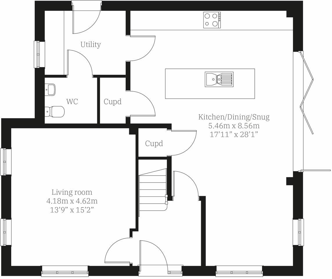 Plot 9 The Seacombe, Brascote Park, Windmill Drive, Newbold Verdon, Leicester, LE9 9LE floorplan