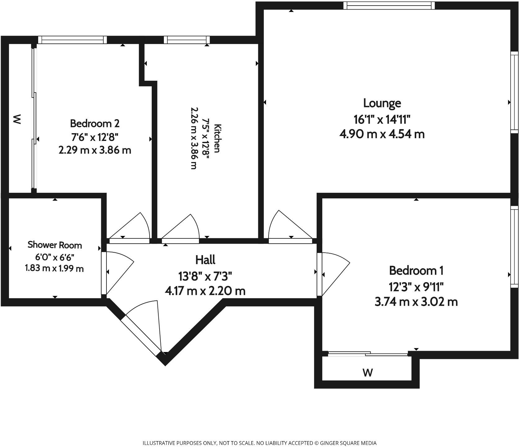 South Lodge Court, Ayr, Ayrshire, KA7 floorplan