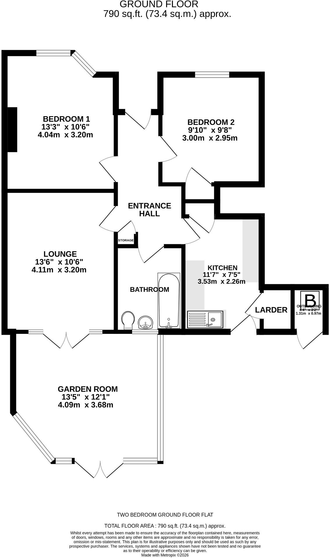 Wynton Way, Fareham floorplan