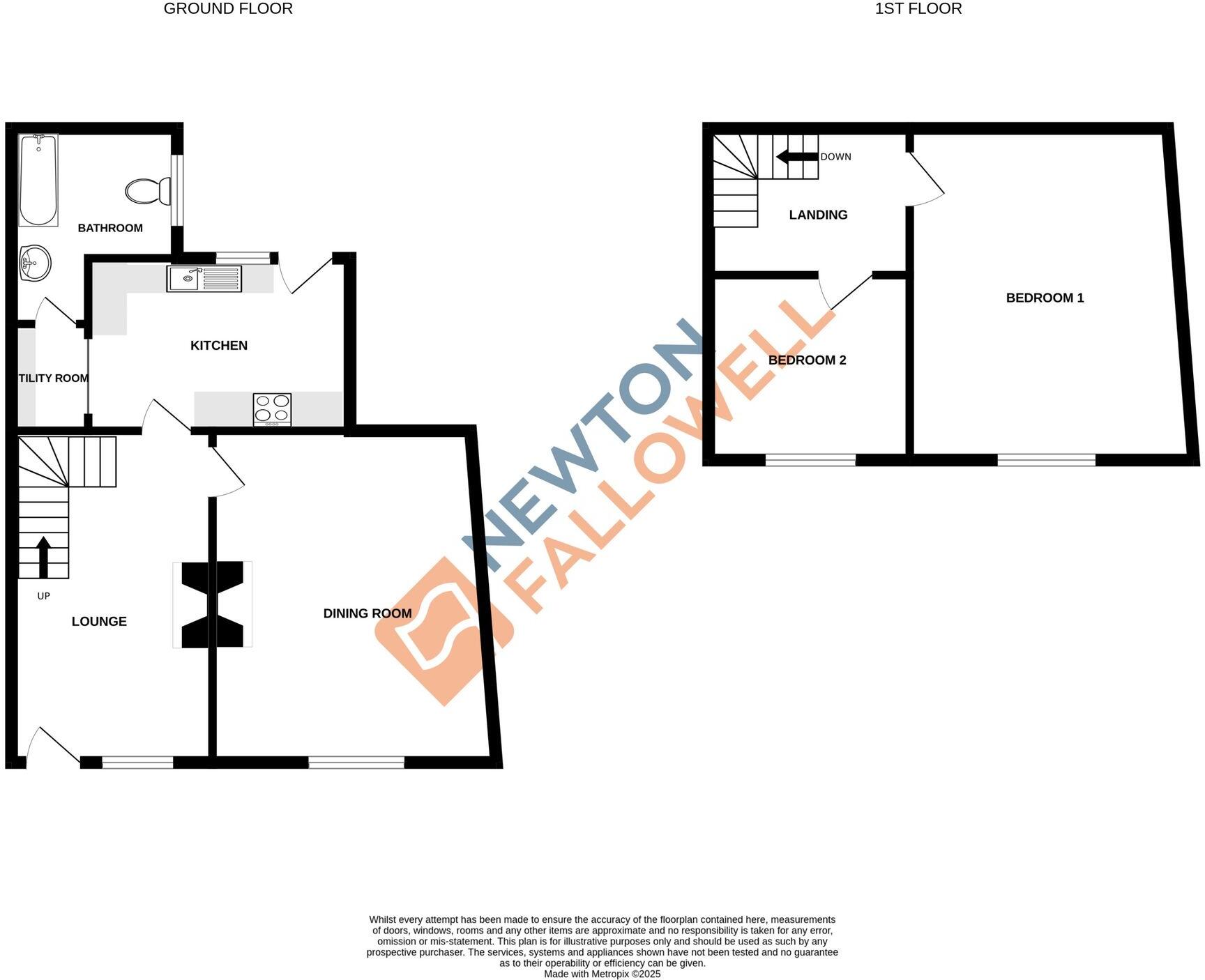 NO CHAIN IN ASFORDBY, Main Street LE14 3TS floorplan