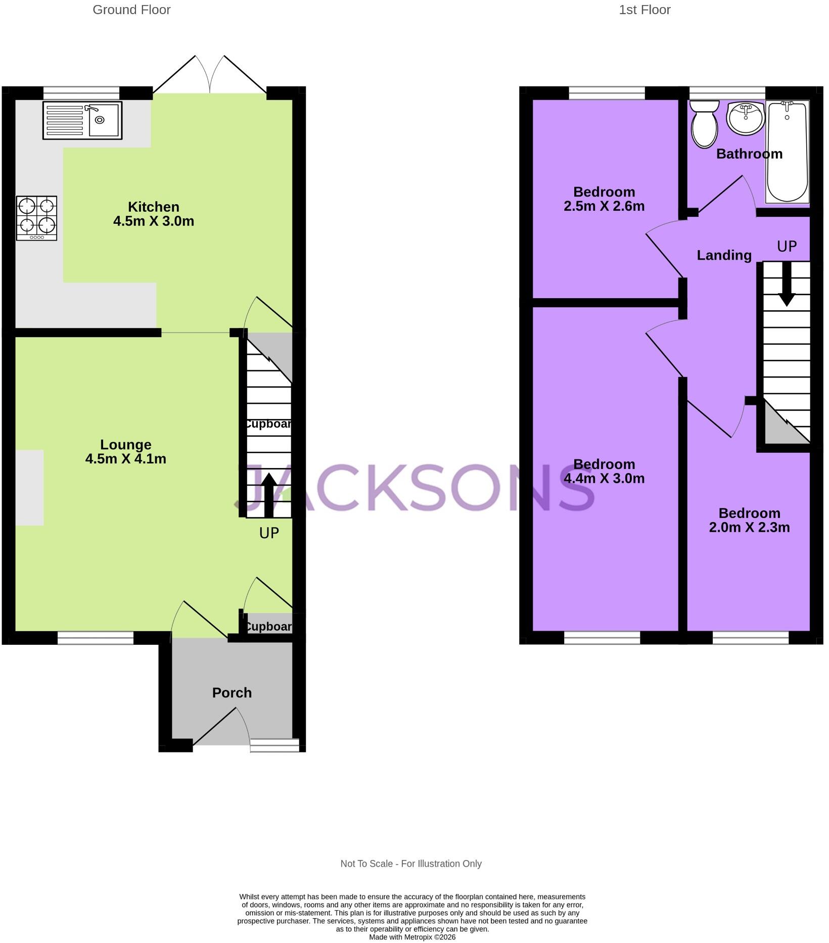 Monmouth Close, Rainham, floorplan
