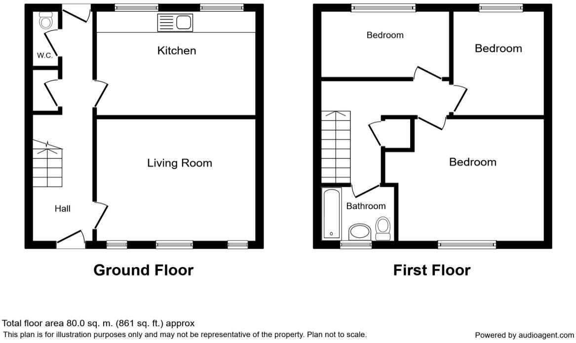 St. Annes Road, Wolverhampton, West Midlands, WV10 floorplan