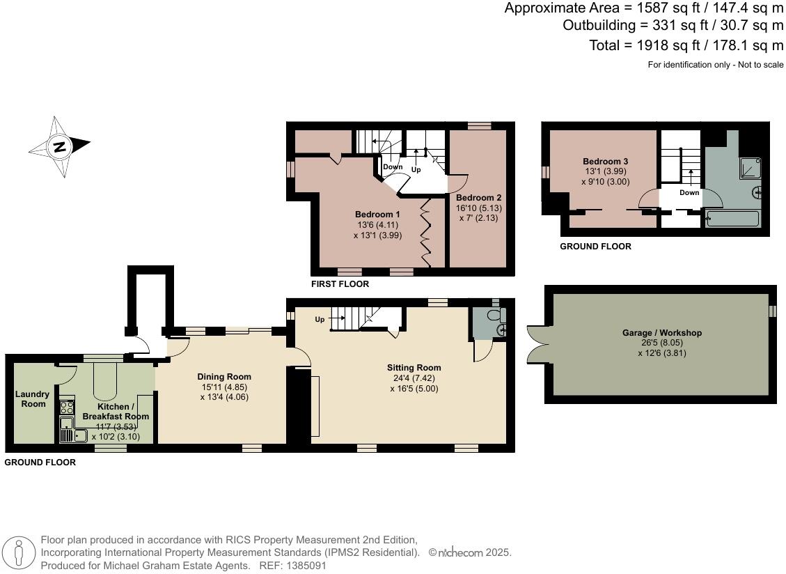 Manor Road, Kilsby, Rugby, Northamptonshire, CV23 floorplan