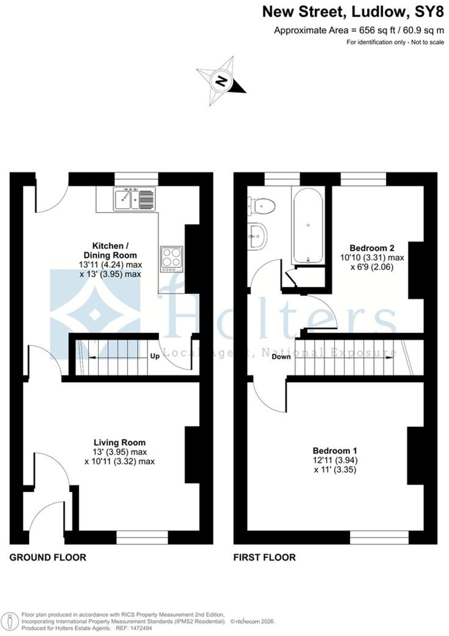 47, New Street, Ludlow, SY8 floorplan