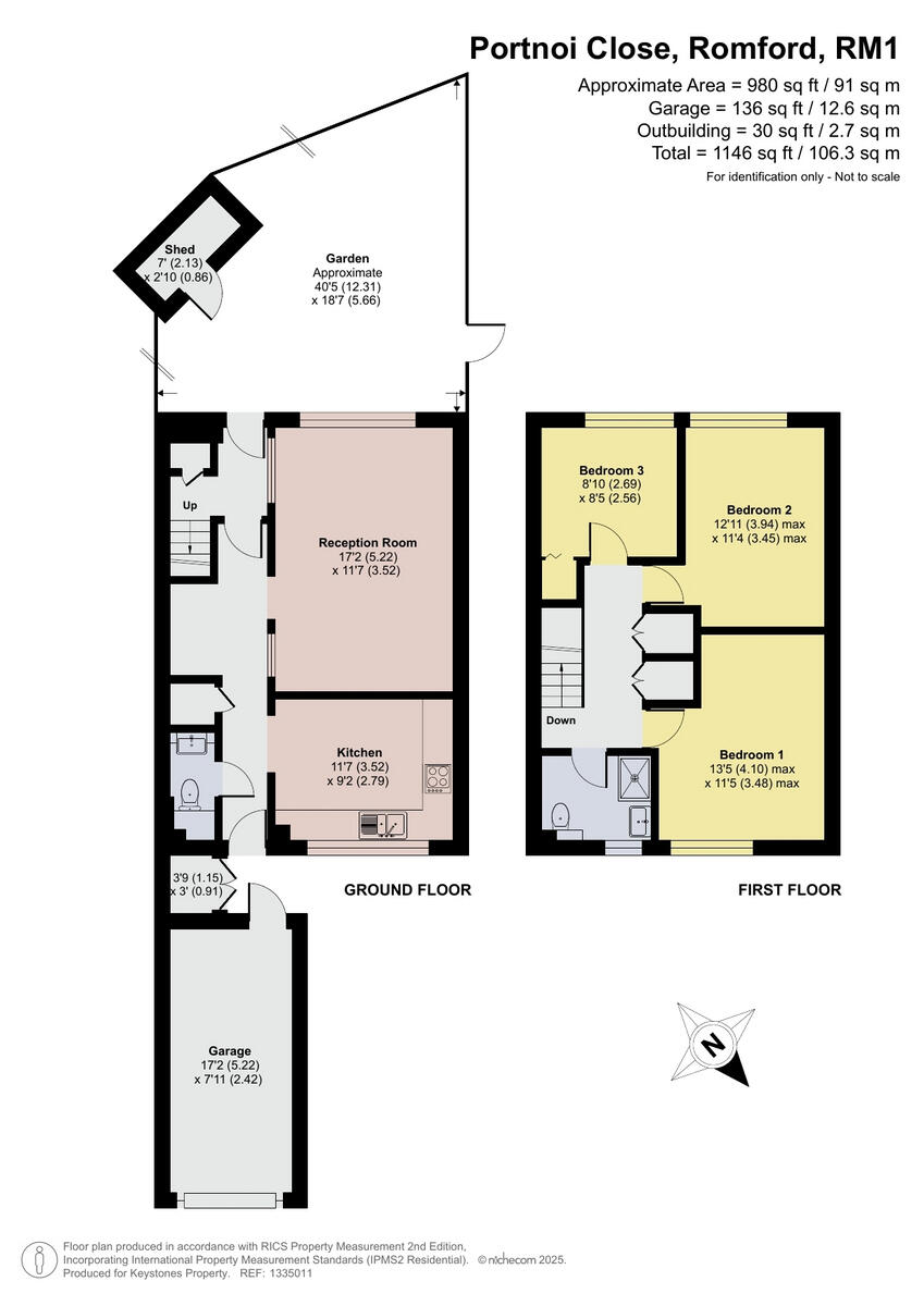 Portnoi Close, Rise Park, RM1 floorplan