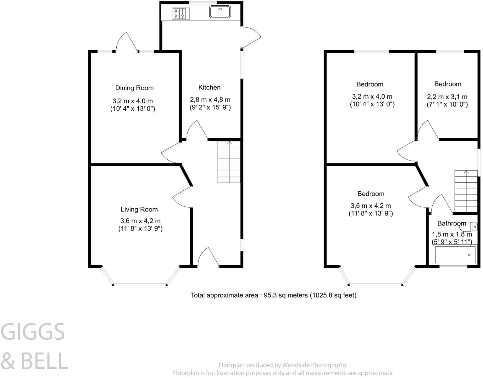 Leagrave Road, Luton, Bedfordshire, LU3 floorplan