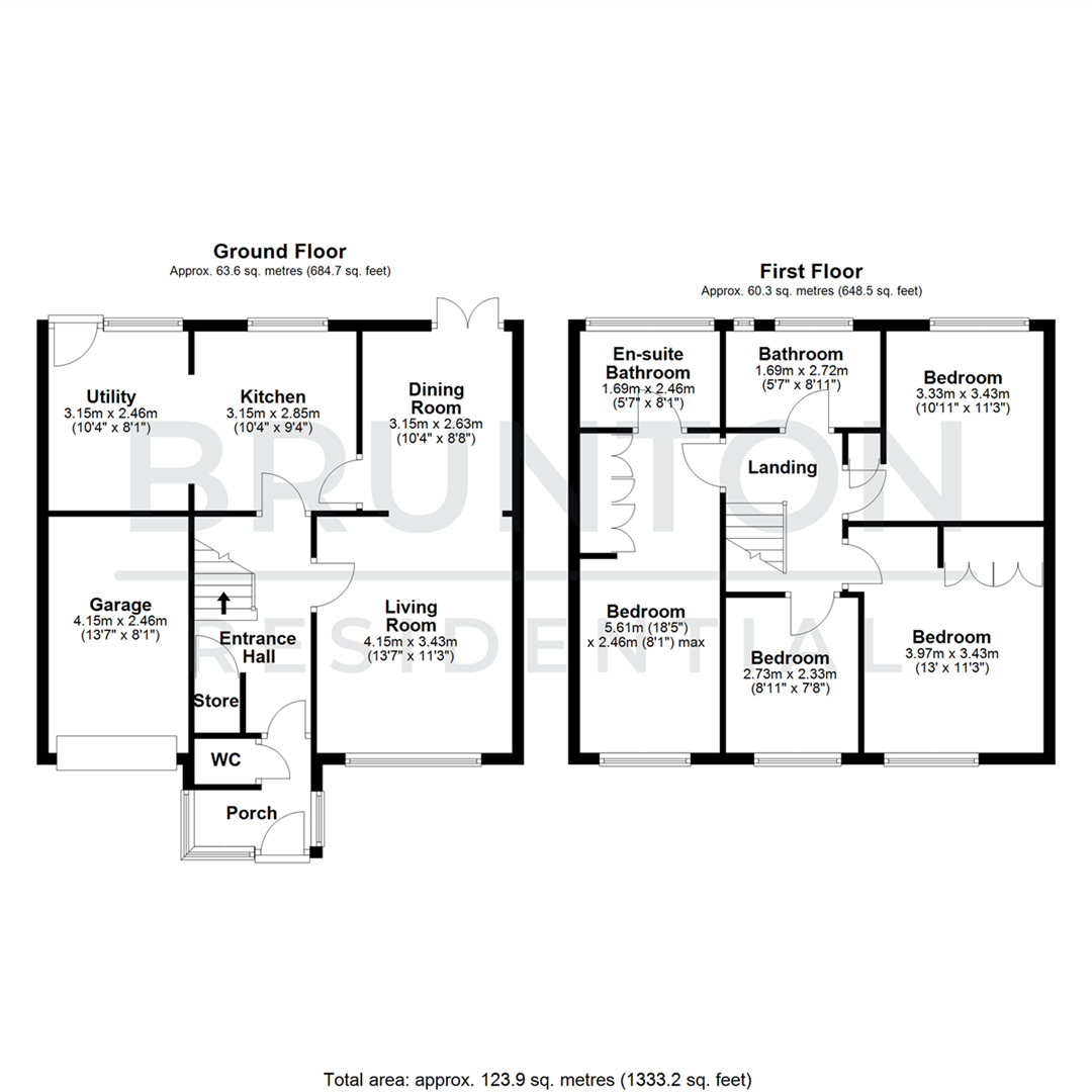 Raynes Close, Morpeth, NE61 floorplan