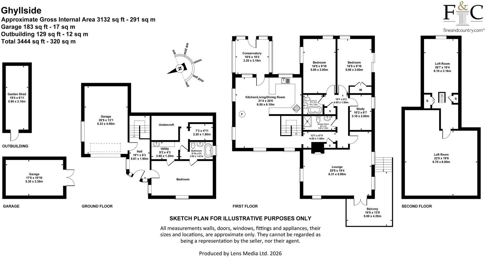 Ghyllside, Newby Bridge Road, Bowness-on-Windermere, The Lake District, LA23 3LW floorplan
