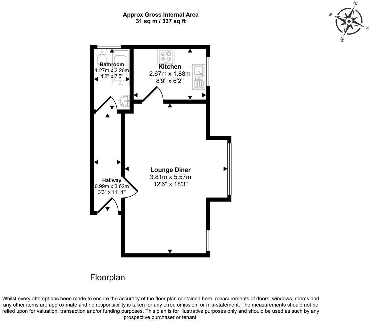 St. Marys Hall Road, Manchester floorplan