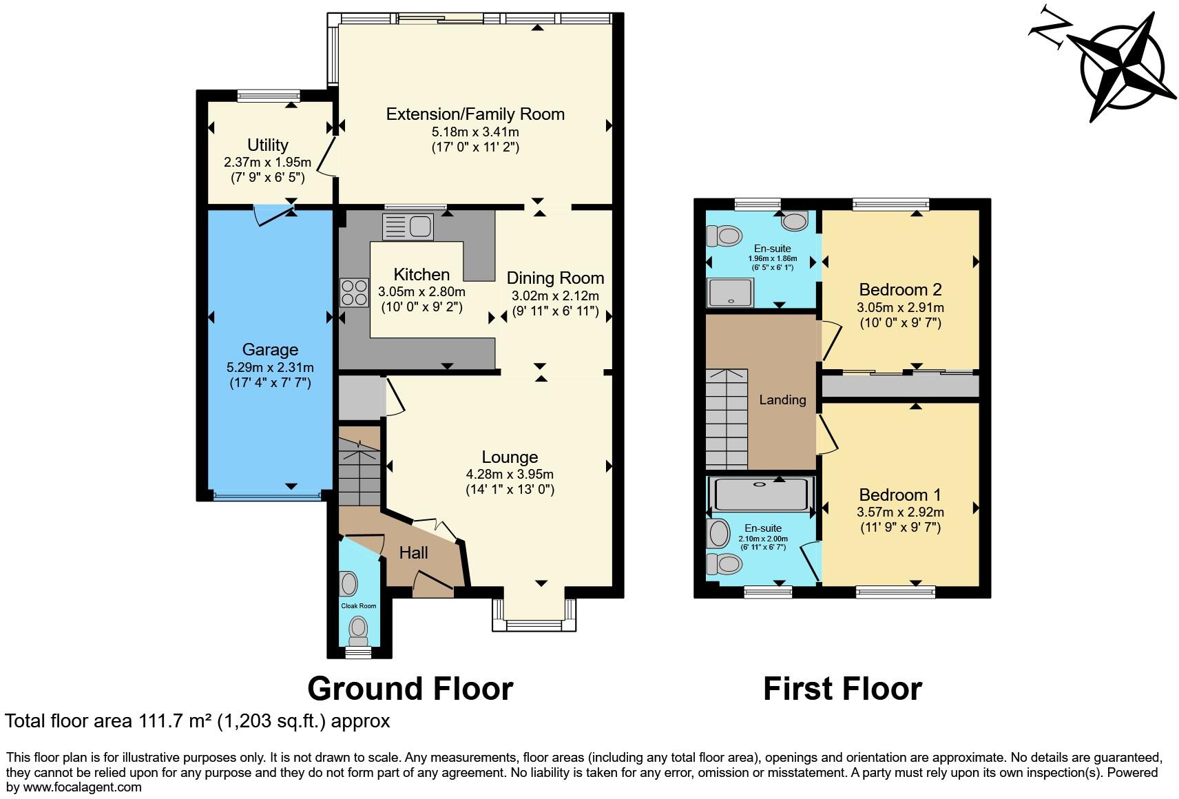 11, Whinchat Close, Fareham, PO15 floorplan