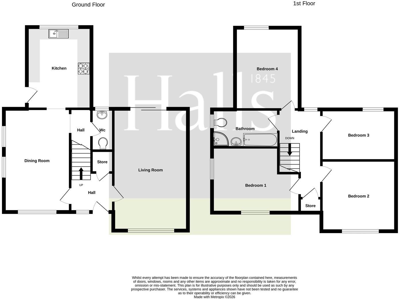 Cabin Lane, Oswestry floorplan