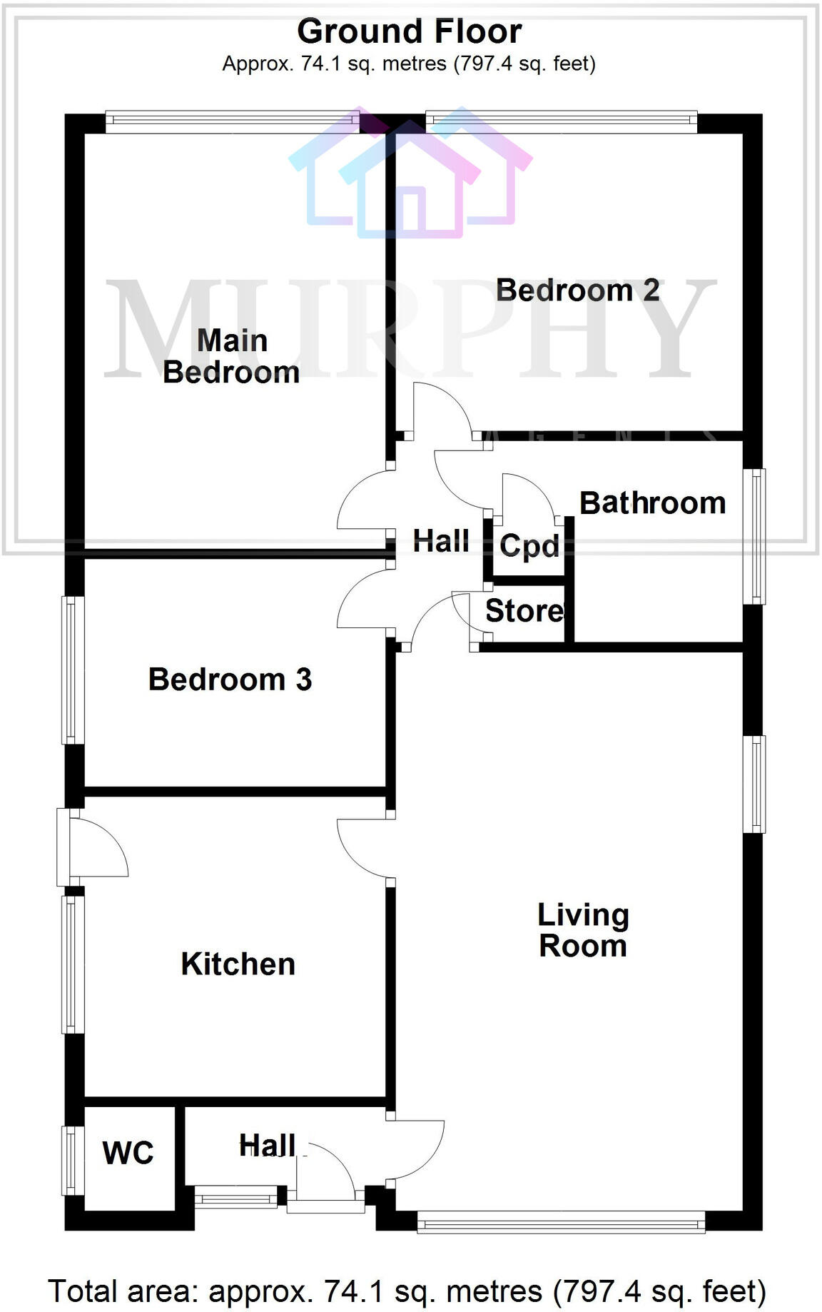Bramble Close, Pontefract, West Yorkshire floorplan