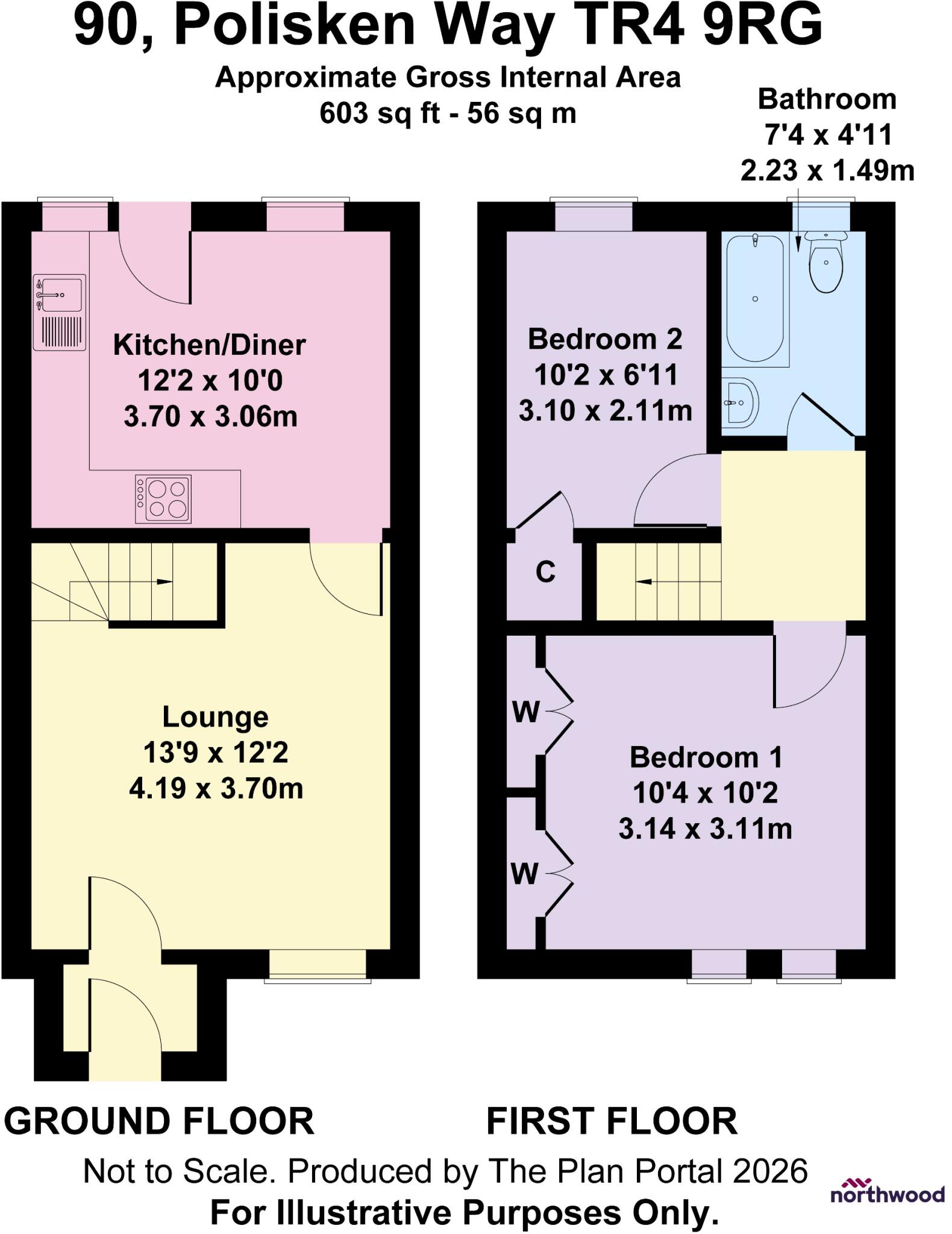 Polisken Way, St Erme, TR4 floorplan