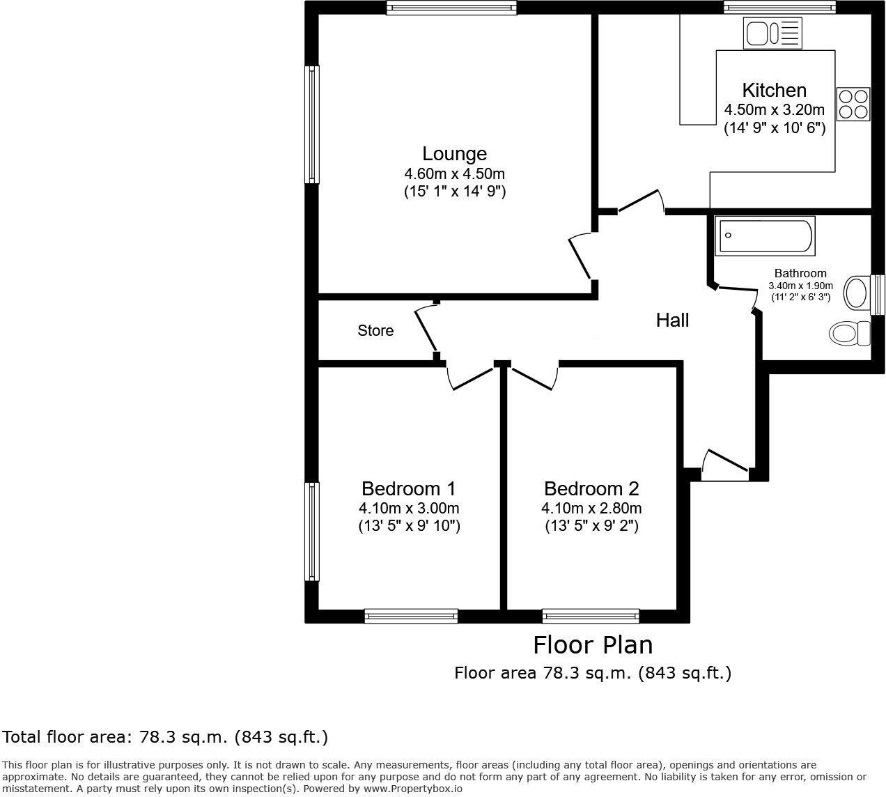 Stonebreaks Road, Oldham, OL4 floorplan