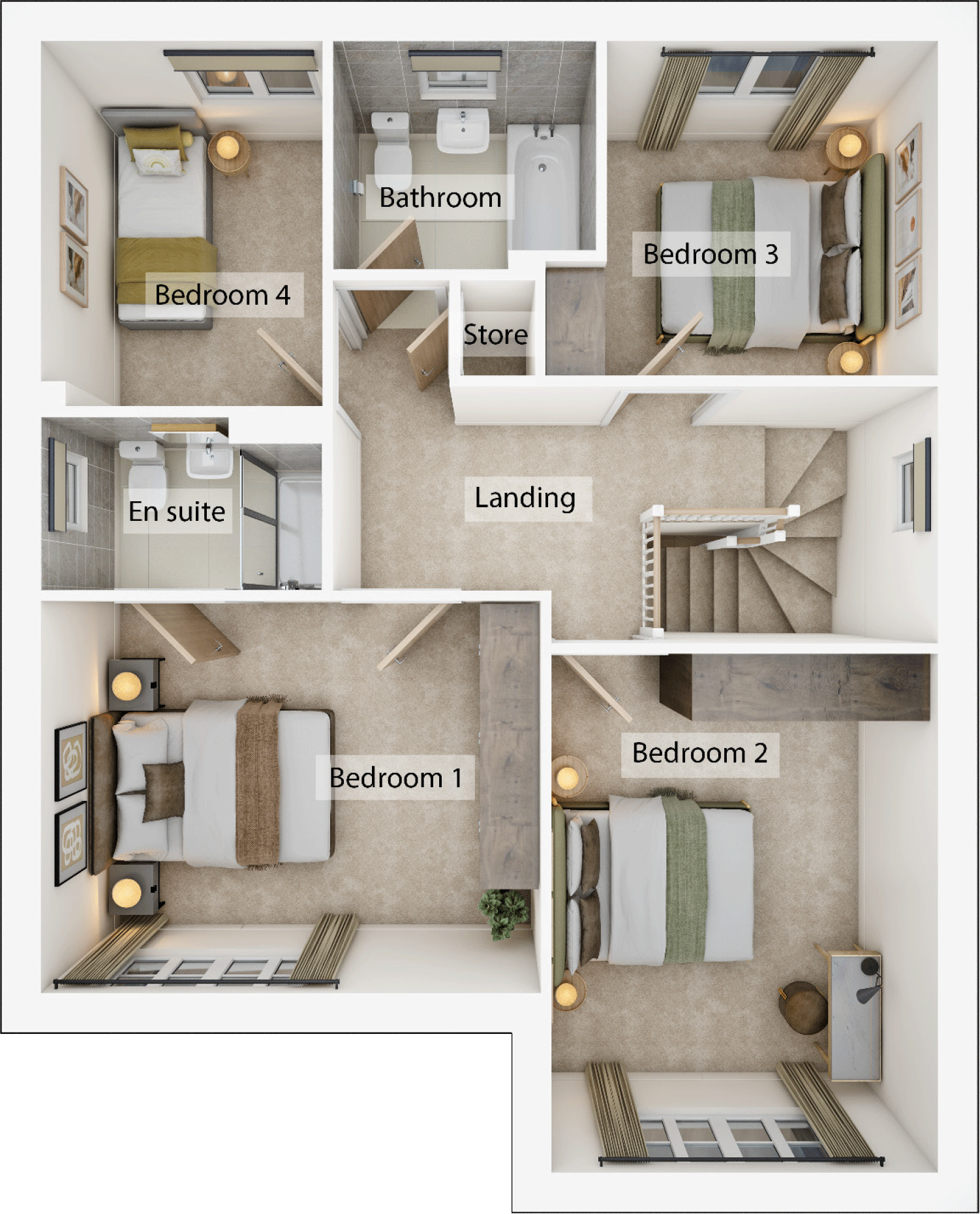 York Way, 
Northampton, 
Northamptonshire, 
NN5 6UX floorplan