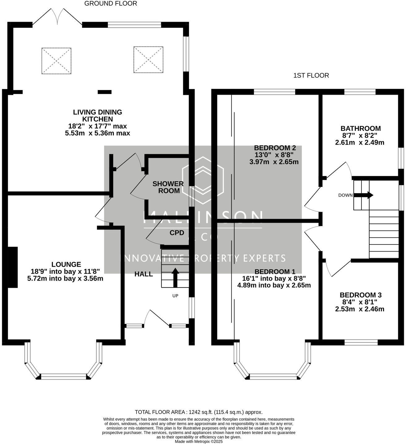 Kingsley Avenue, Milnthorpe, Wakefield, WF2 7EA floorplan