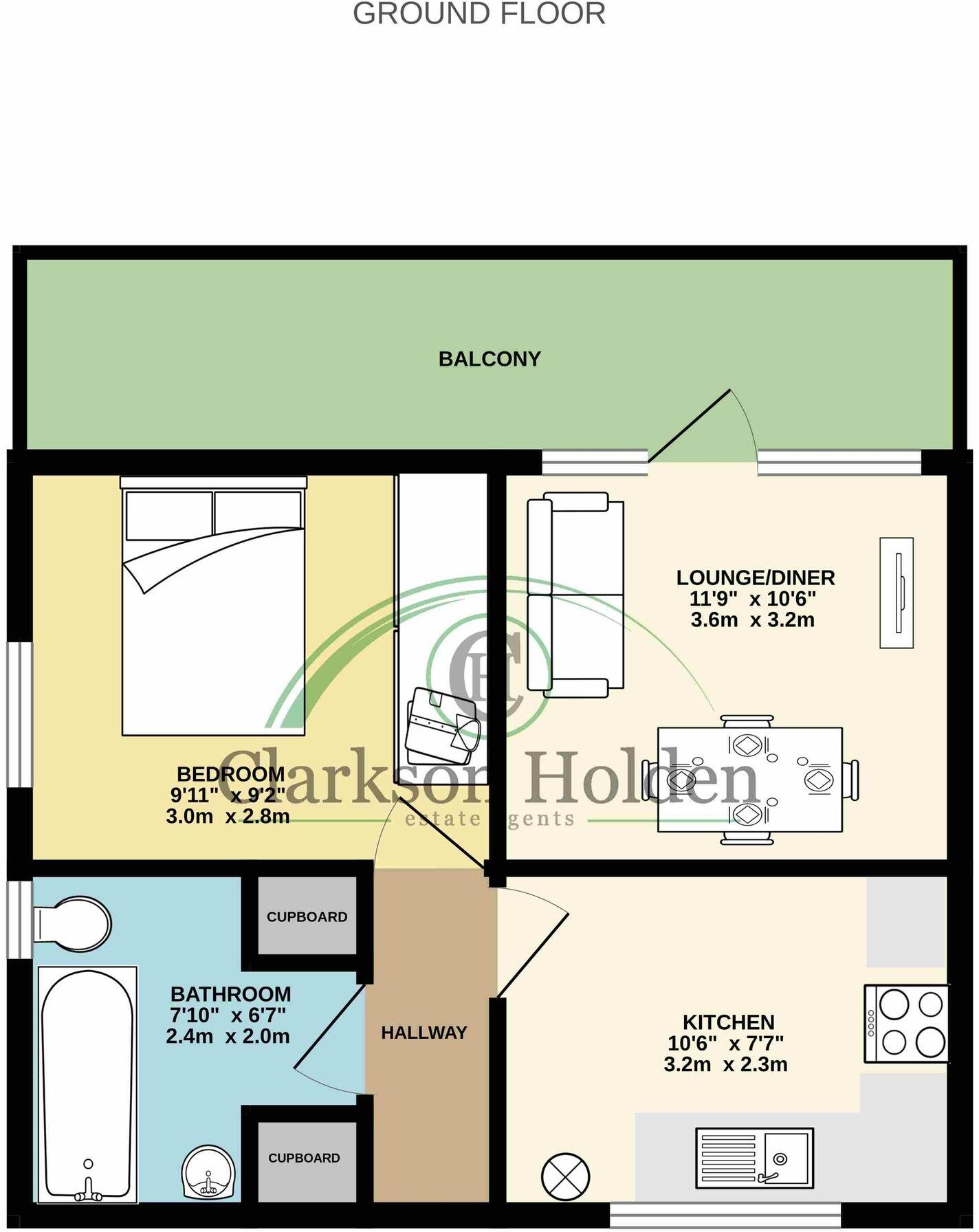 The Paddock, Fulwood, Preston, PR2 8GH floorplan