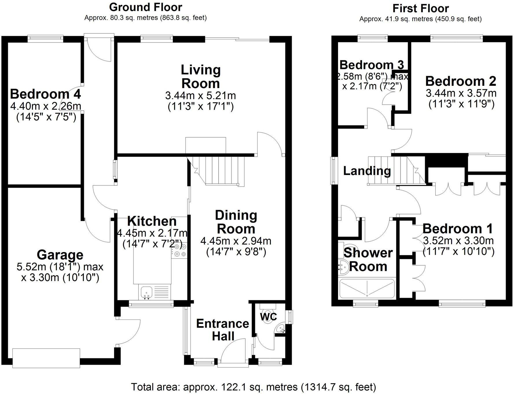 Peveril Close, Appleton, WA4 floorplan