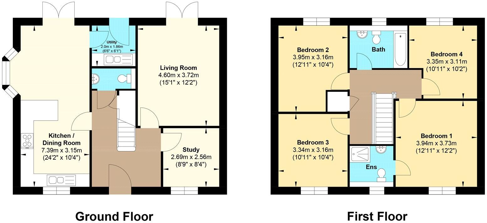 Plot 5, The Maple, Wool Hayes Meadow, Shepton Beauchamp, Ilminster, Somerset, TA19 floorplan