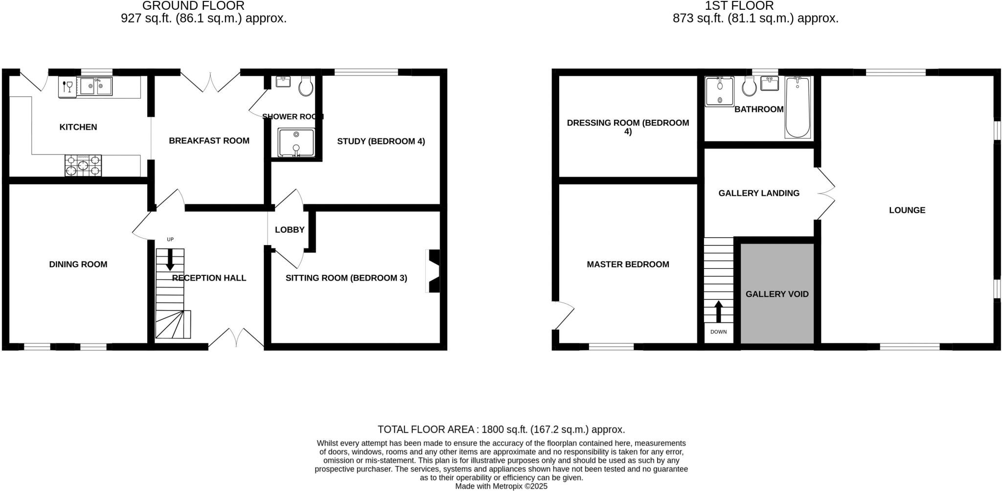 Erringden, Hebden Bridge floorplan