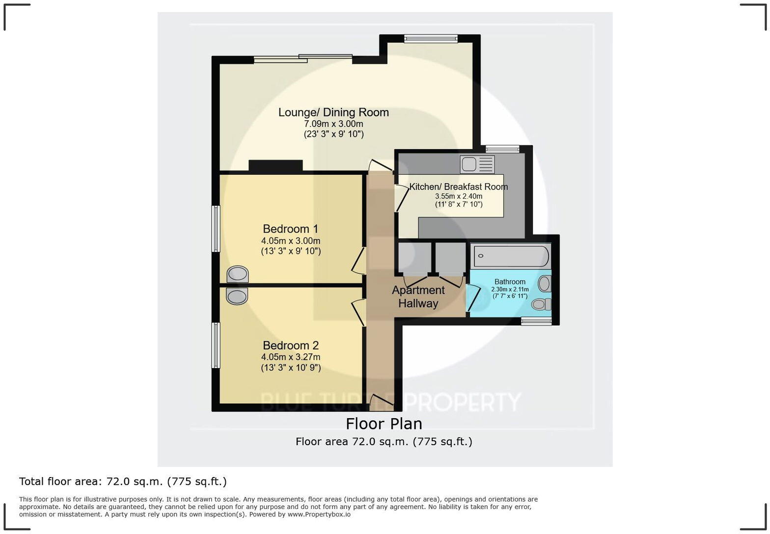 Ebberston Road West, Rhos On Sea, LL28 floorplan