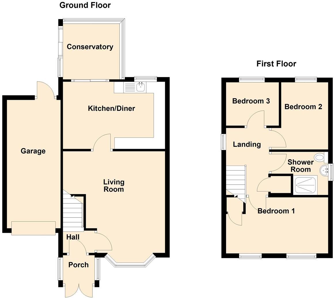 Hilary Drive, Wolverhampton floorplan