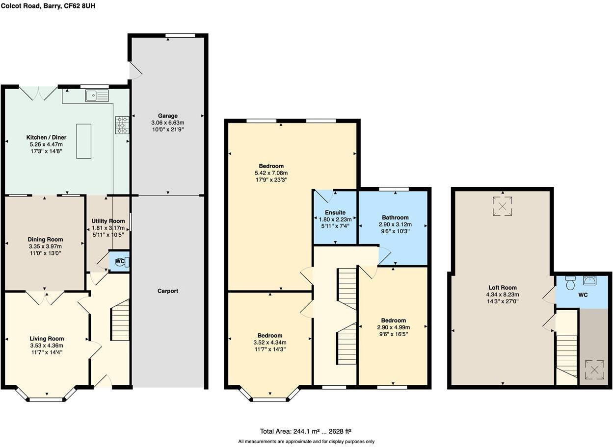 Colcot Road, Barry floorplan