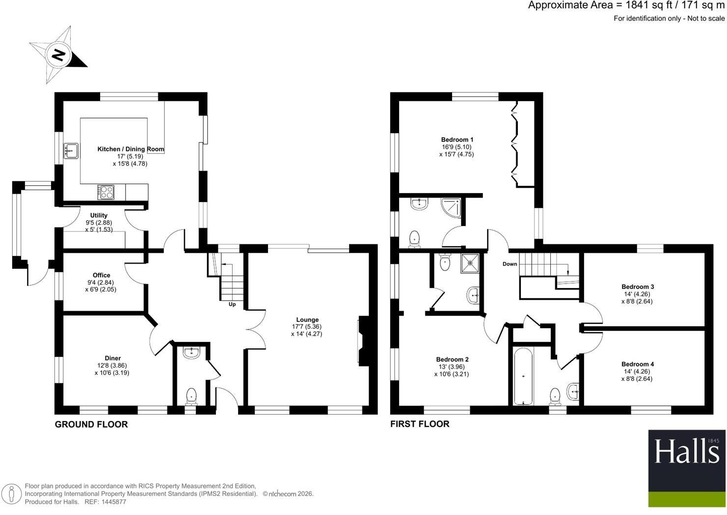 Sarn, Nr Malpas. floorplan