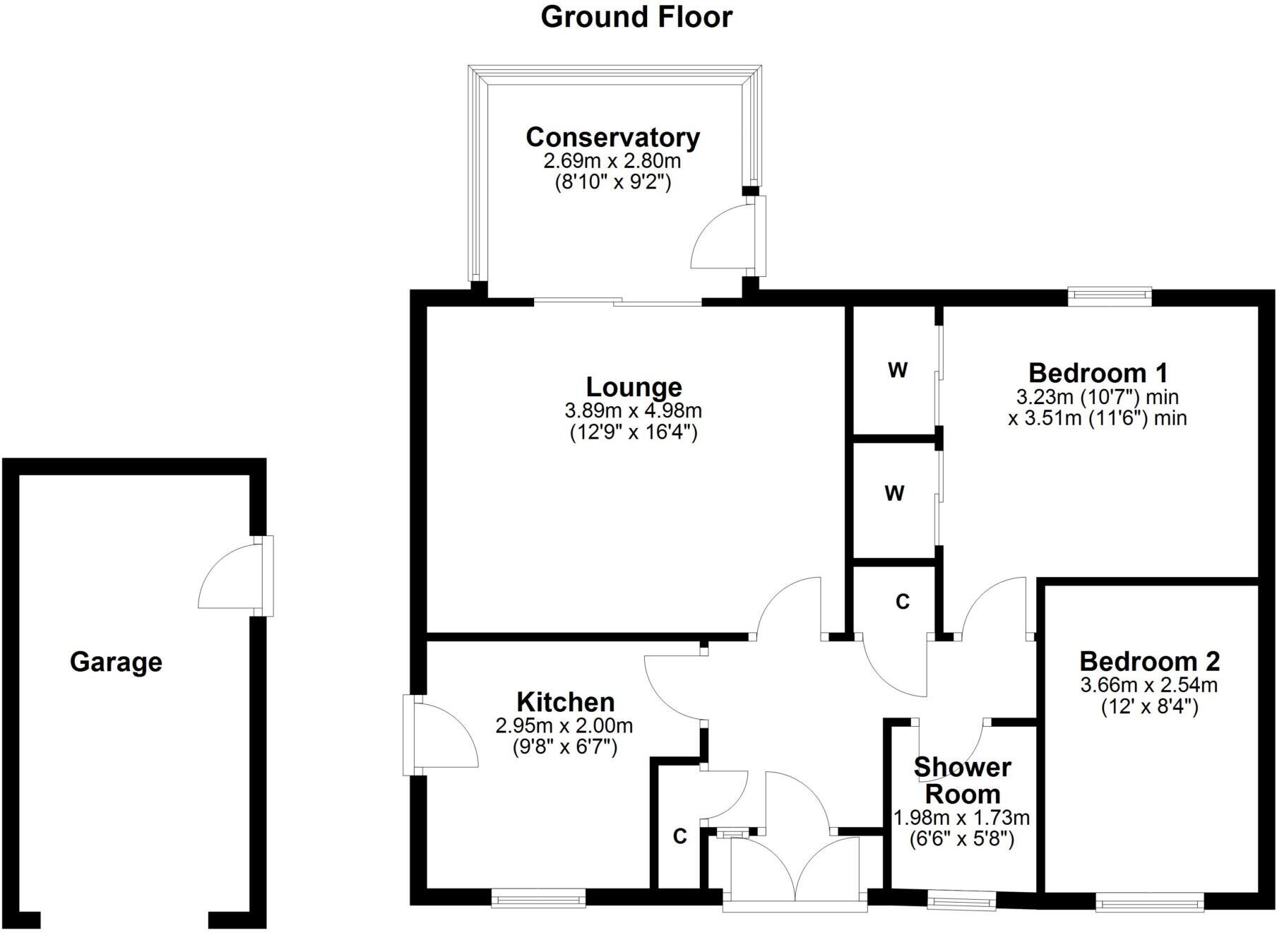 10 Abbots Crescent, Doonfoot, KA7 4JR floorplan