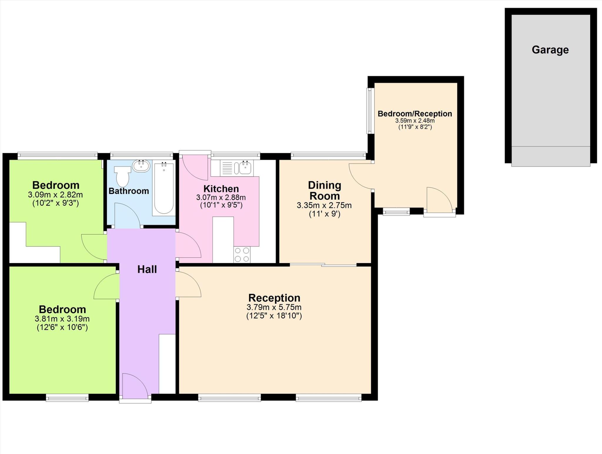 Laxford Grove, Bolton floorplan