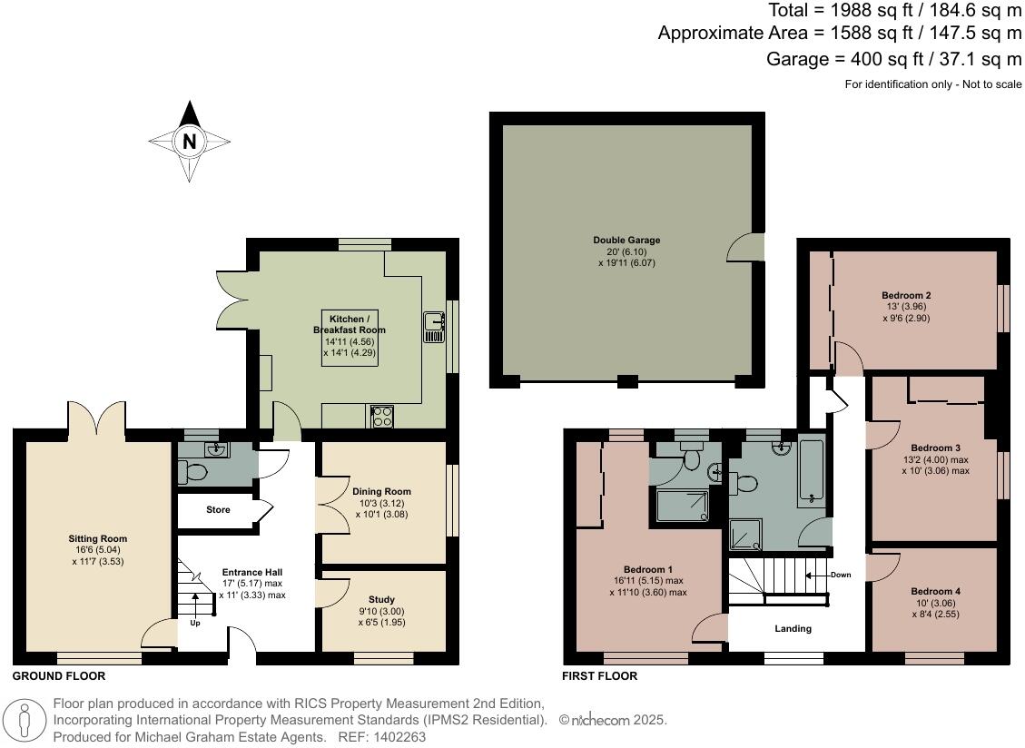 3, Tew Road, Roade, Northamptonshire, NN7 floorplan
