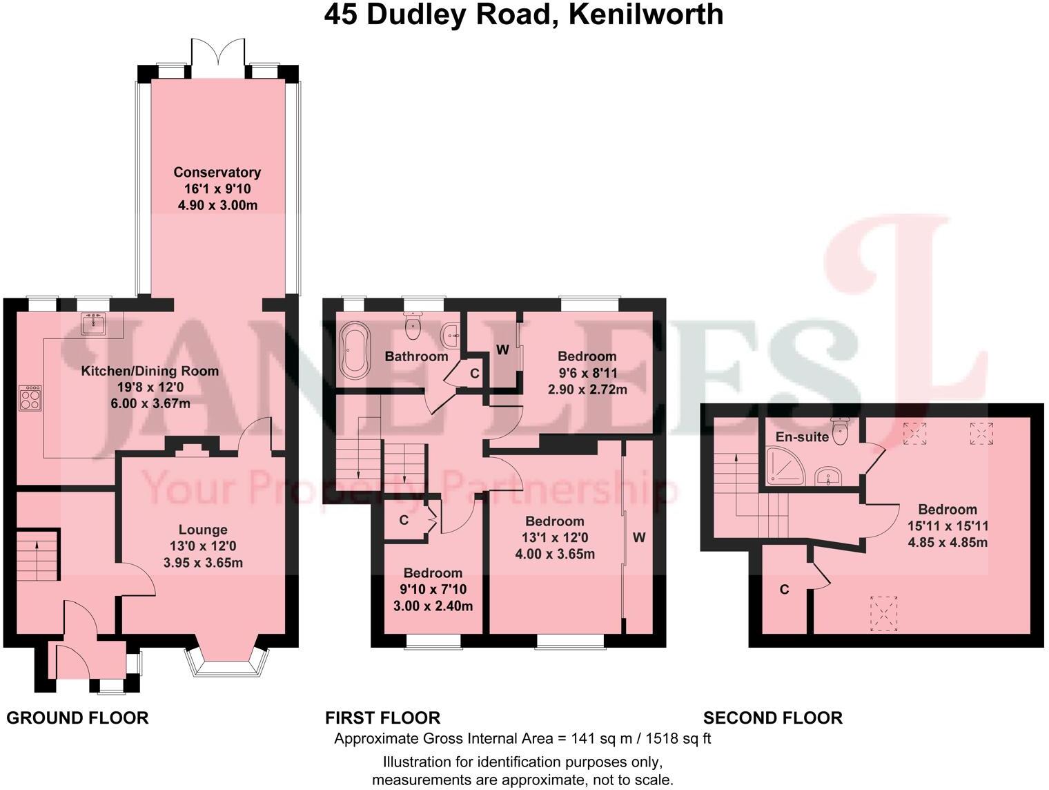 Dudley Road, Kenilworth, CV8 1GP floorplan