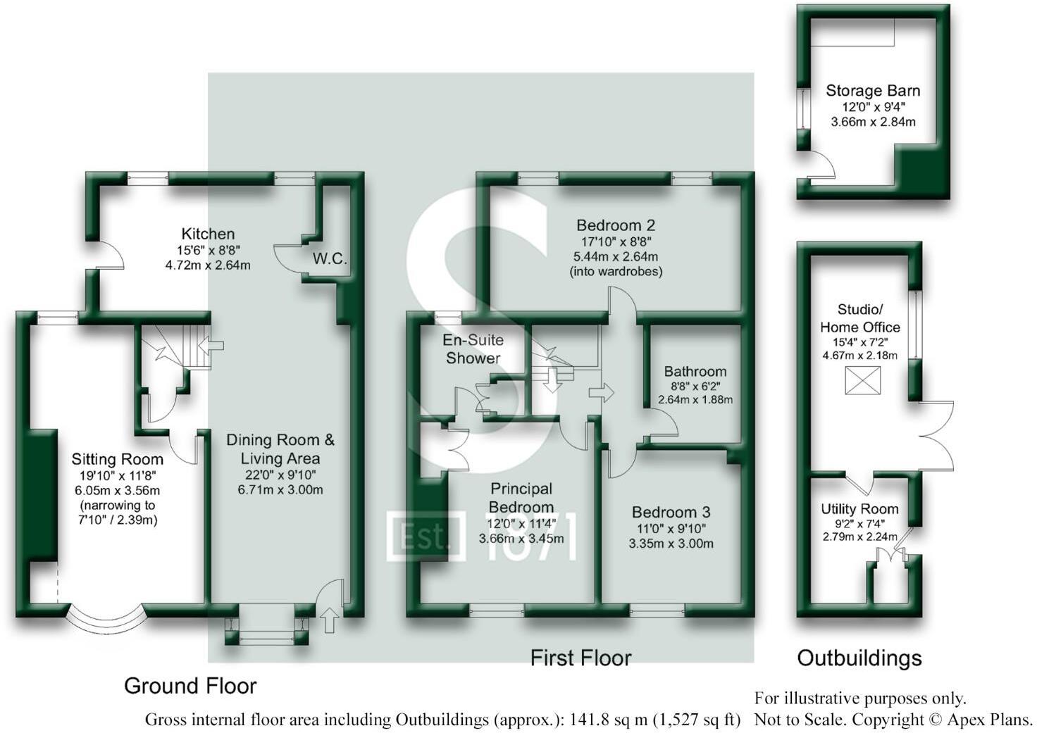 Main Street, Helperby floorplan